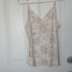 Liz Claiborne Floral Camisole in Soft Pastels Sleepwear